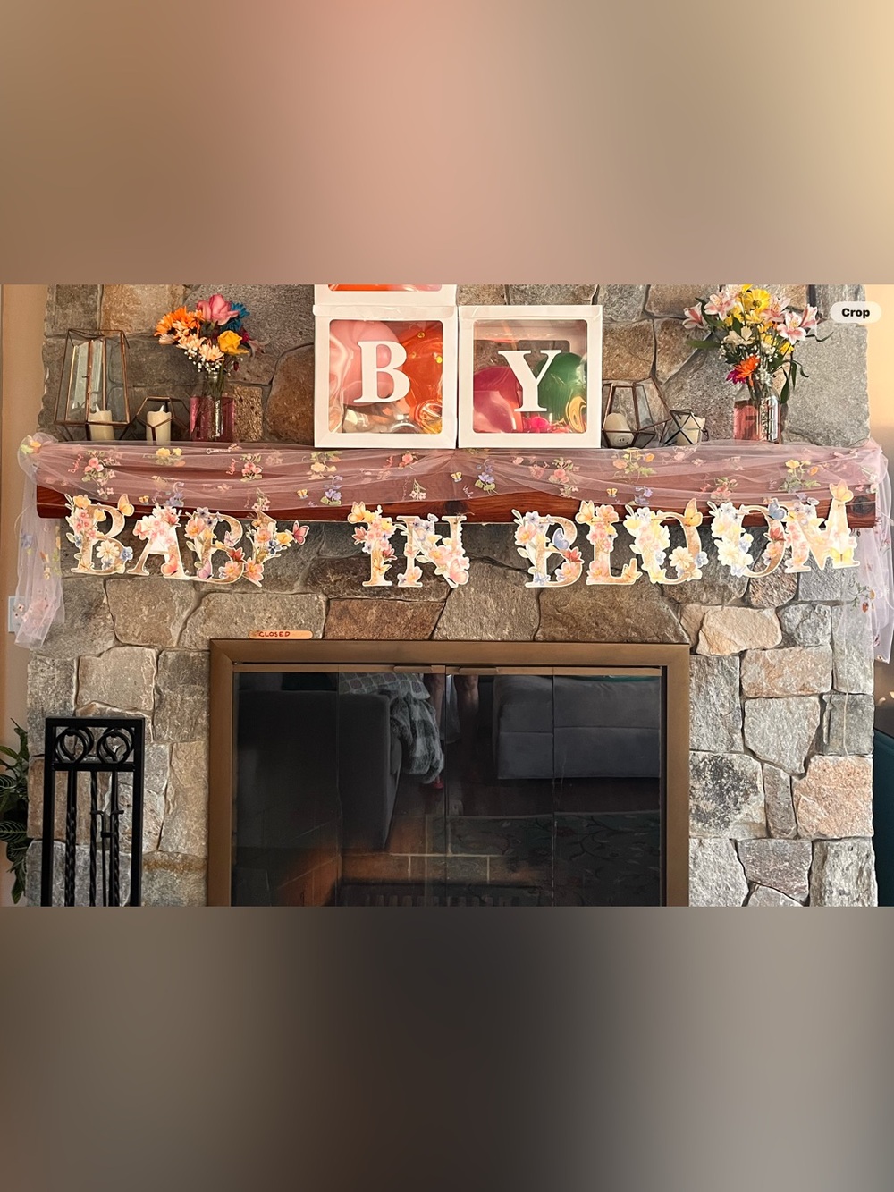 BABY IN BLOOM FLORAL BANNERS